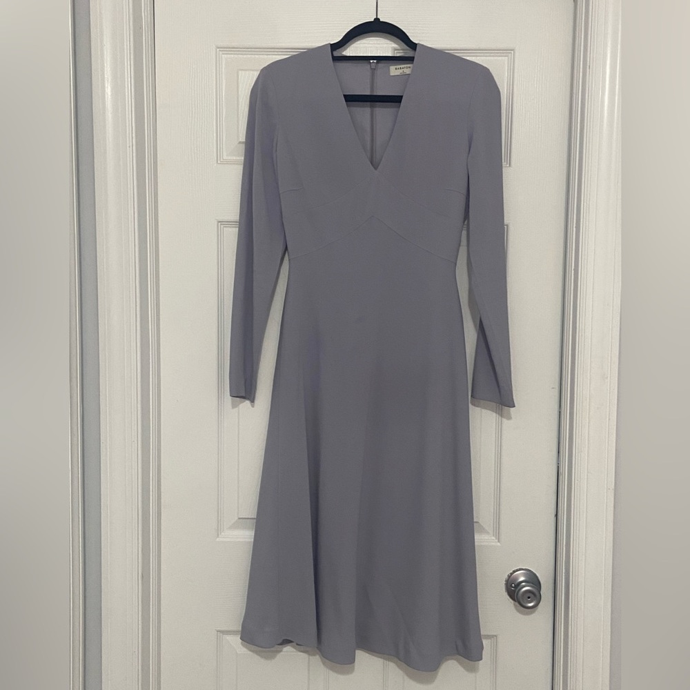 Aritzia Gray Long Sleeve Dress